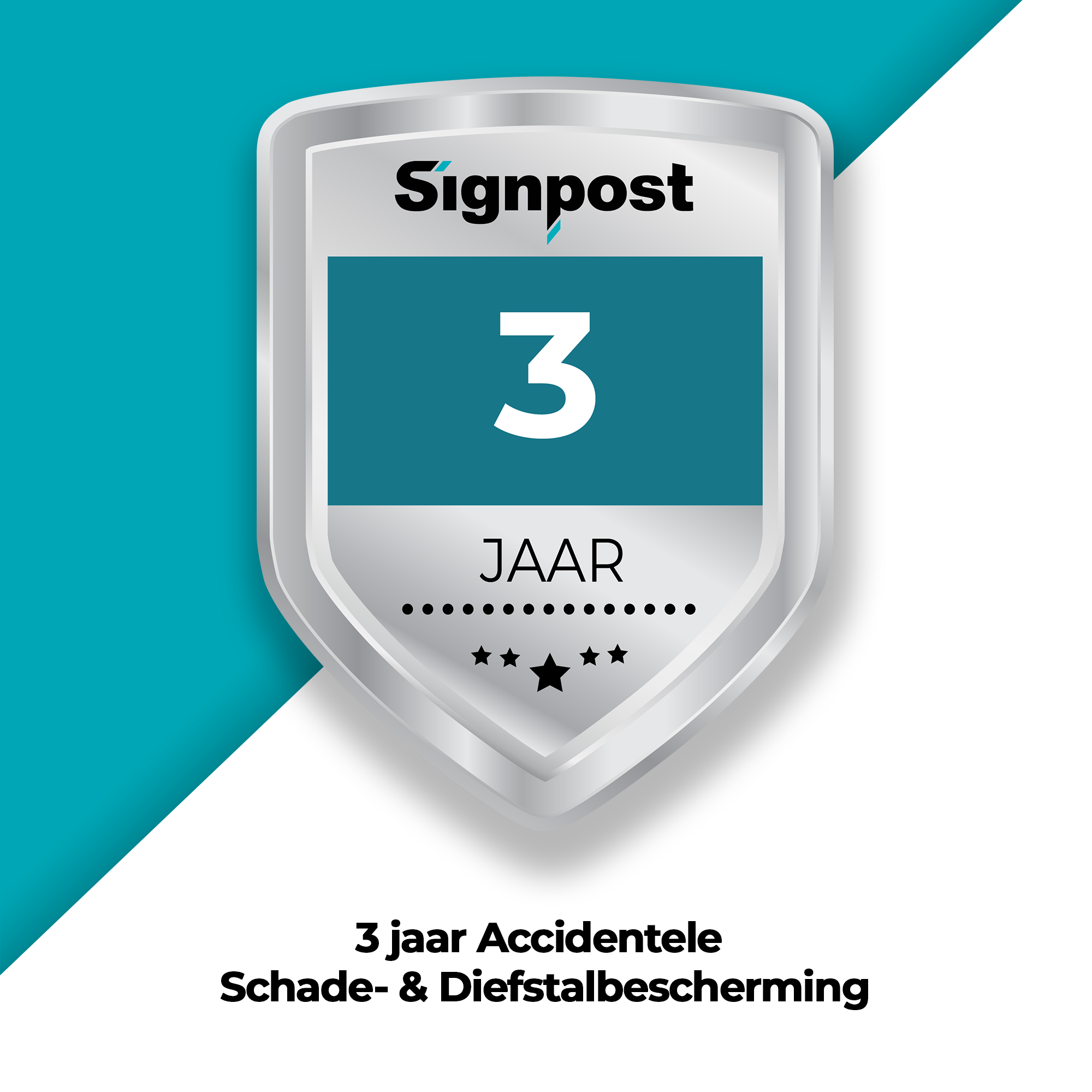 Uitbreiding naar 3 jaar bijkomende bescherming tegen accidentele schade, zoals val- of stootschade